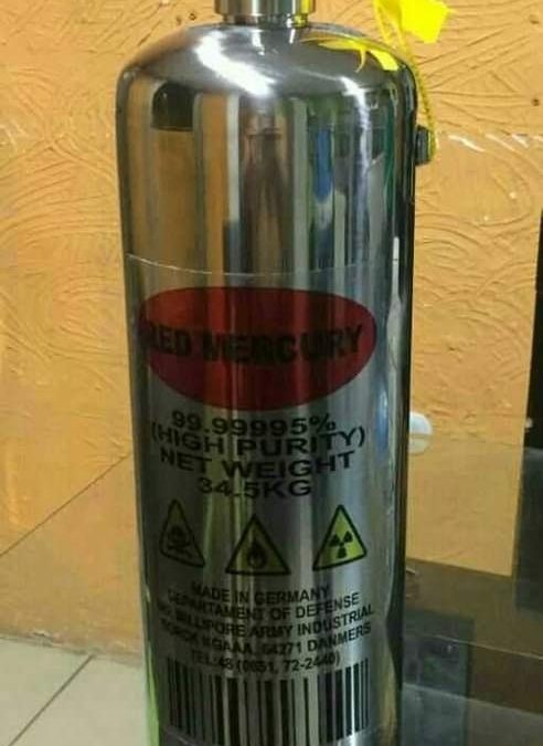 Red Mercury: Global Possession and Distribution Laws, Myths, and Realities